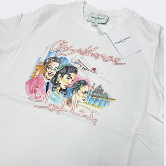 Casablanca La Liaison Camiseta en Blanco - Image 4