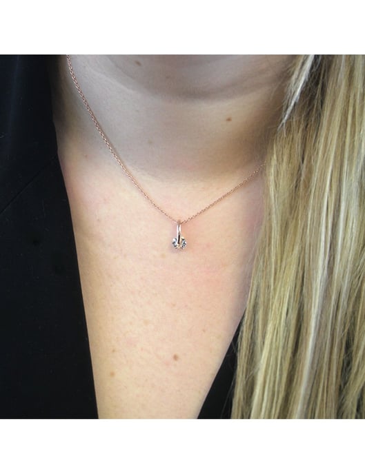Colgantes con clase - Oro rosa y cristal - Image 2