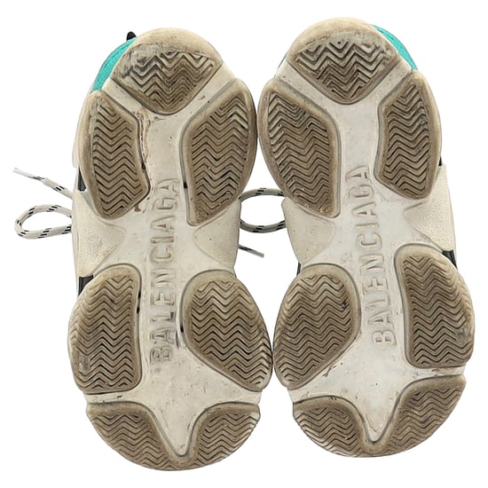 Balenciaga Triple S Sneakers in Turquoise Polyester - Image 6