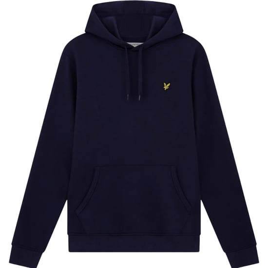 Sudadera con capucha en azul marino oscuro con la marca Lyle & Scott - Image 1