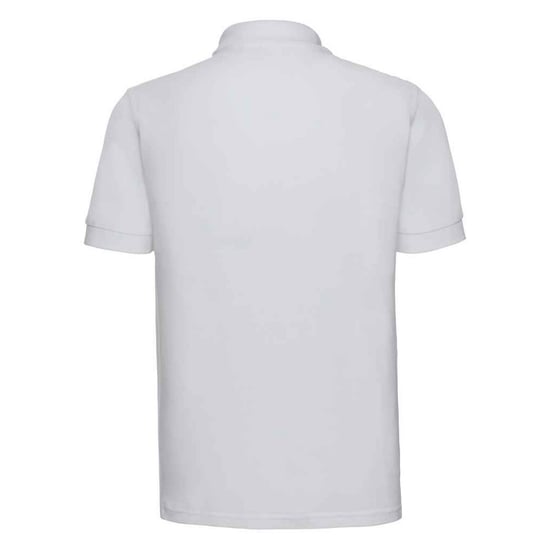 Russell Mens Ultimate Cotton Pique Polo Shirt (White) - Image 2