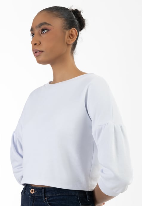 Mymo Sweatshirt women white - Image 5