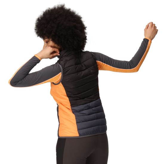 Regatta Womens/Ladies Harrock II Baffled Gilet (Seal Grey/Black)