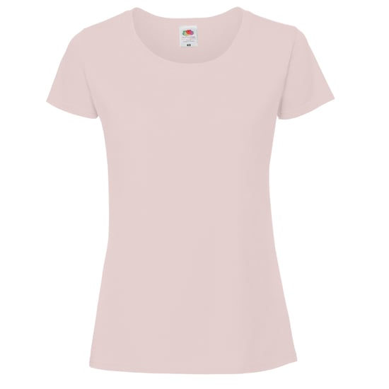 Fruit Of The Loom Womens/Ladies Ringspun Premium T-Shirt (Powder Rose) - Image 1