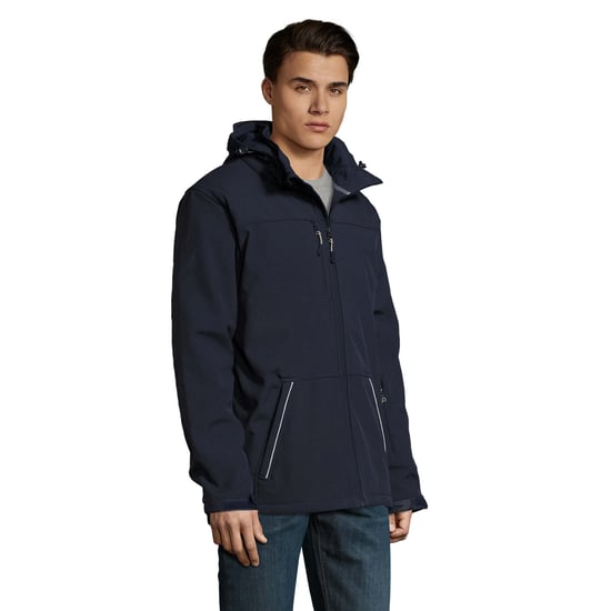 SOLS Mens Rock Padded Soft Shell Jacket (French Navy) - Image 3