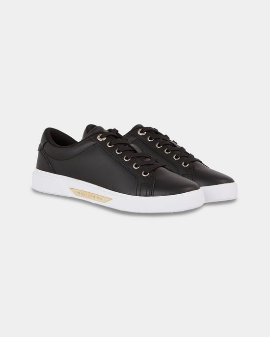 Zapatillas Court para mujer Tommy Hilfiger Golden HW - Image 2