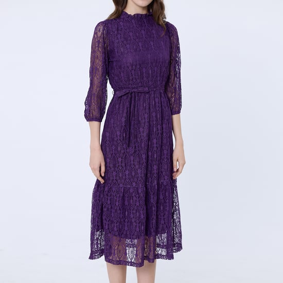 Fit-and-flare lace dress - Image 5