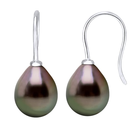 DIADEMA - Earrings - Silver and Real Tahitian Pearls
