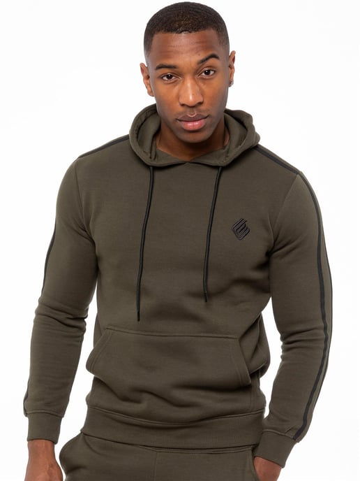 Enzo | Conjunto de Chándal con Capucha y Cinta de Pullover para Hombre - Caqui - Image 3