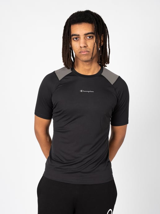 Champion T-Shirt del hombre negro - Image 3