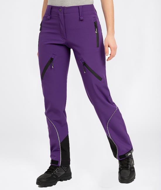 Rock Creek Softshellhose Violett