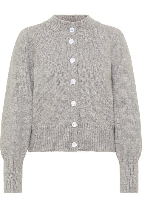 Mymo Cardigan women Grey melange - Image 1