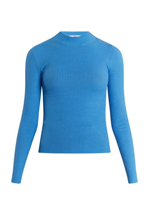 Mymo Knitted pullover women sky blue - Image 1