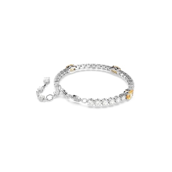 Swarovski 'Matrix' Women's Base Metal Bracelet - Silver 5666425 - Image 4