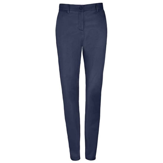 SOLS Womens/Ladies Jared Stretch Suit Trousers (French Navy) - Image 1
