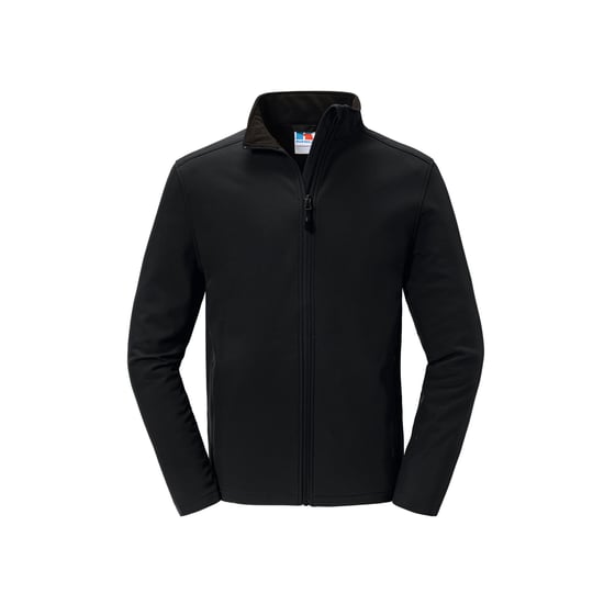 Russell Mens Essential Recycled Soft Shell Jacket (Black) - Image 1