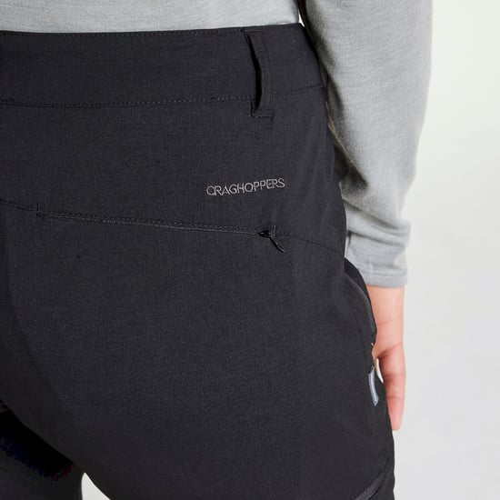 Craghoppers Womens/Ladies Expert Kiwi Pro Stretch Trousers (Black)