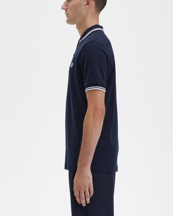 Camisa Polo de Hombre Fred Perry con Bordes Doblados y Firmada NOS - Image 5