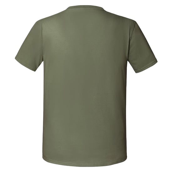 Fruit Of The Loom Mens Iconic 195 Ringspun Premium Tshirt (Classic Olive) - Image 2