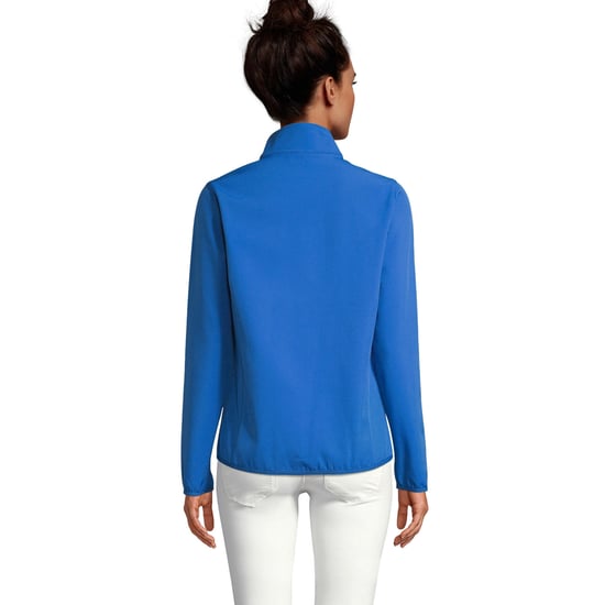 SOLS Womens/Ladies Falcon Zipped Soft Shell Jacket (Royal Blue) - Image 2