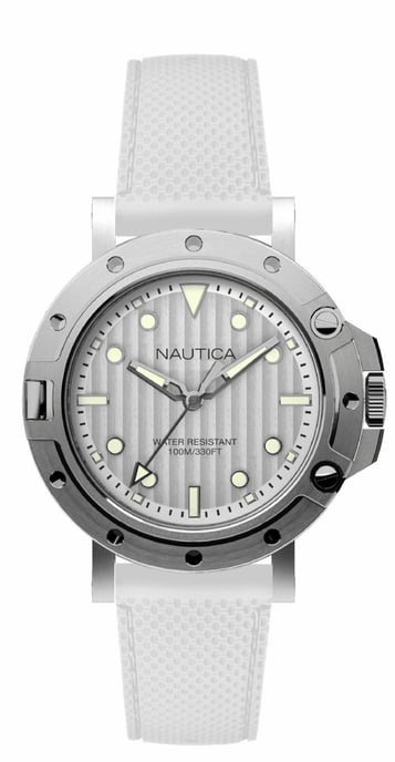 Nautica Reloj Unisex Cuarzo plateado - Image 1