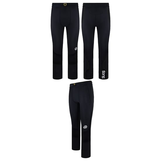 Skins Series-3 Stretch Winist Black Mens de medias largas Leggings ST00300019001 - Image 4