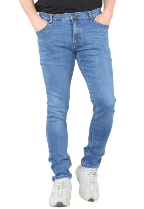 MYT Vaqueros ajustados para hombre Denim elástico en azul medio - Image 1