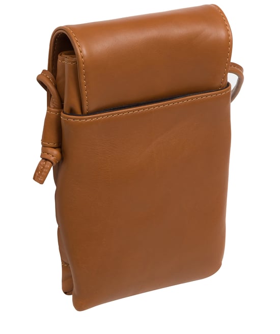 'Lilian' Oak Nappa Leather Cross Body Phone Bag