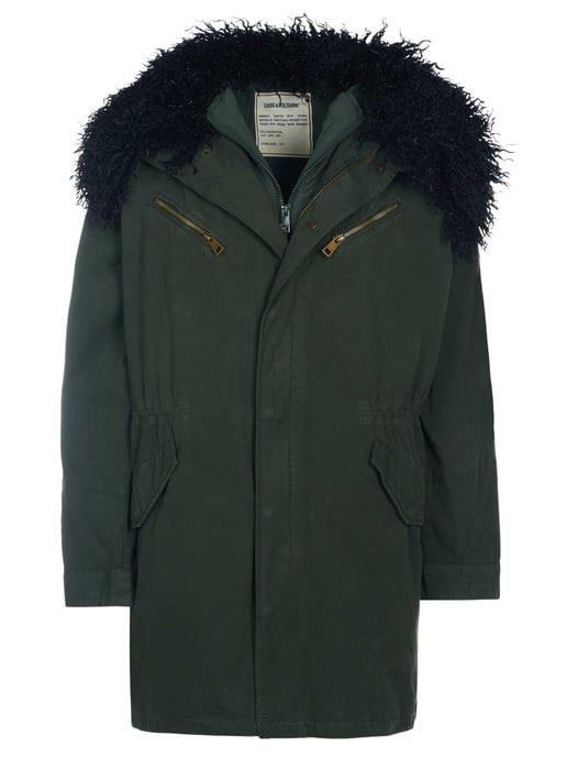 Zadig Voltaire Chaqueta Kidea Coton Lave Eagle Caqui - Image 1