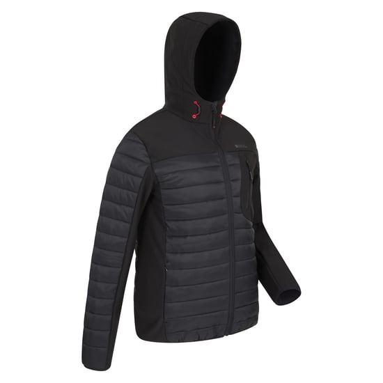 Mountain Warehouse Mens Turbine II Padded Soft Shell Jacket (Black) - Image 4