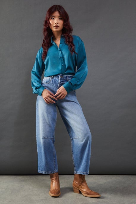 Satin Oversized Shirt