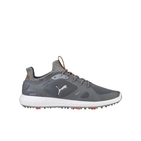 PUMA Power Adapt Golf  Lace-Up Grey Synthetic Mens Trainers 189891 03