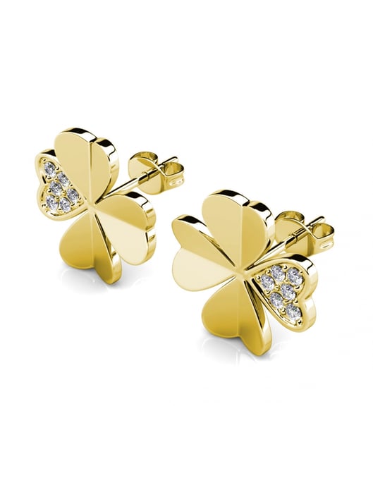 Conjuntos de pétalos de trébol - Oro y cristal - Image 6