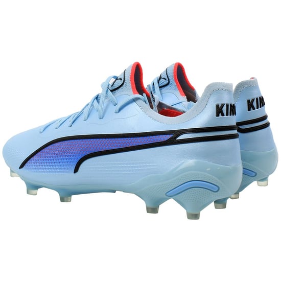Botas de fútbol Puma King Ultimate FG/AG para hombre en azul - Image 3