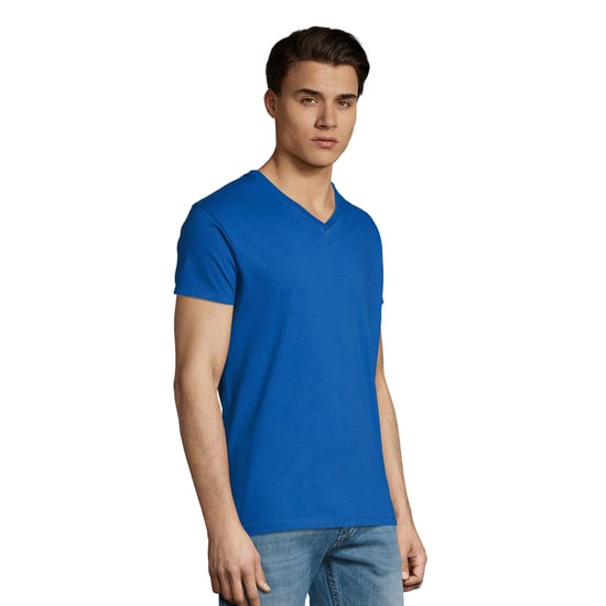 SOLS Mens Imperial V Neck T-Shirt (Royal Blue) - Image 4
