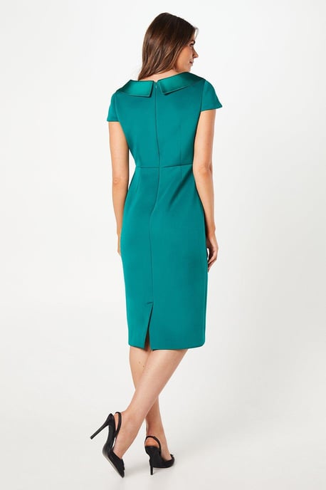Occasion Scuba Corsage Midi Dress - Image 3