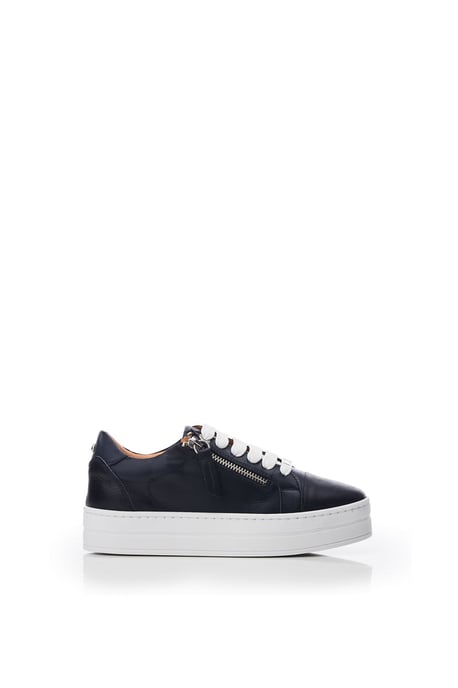 'Abbiy' Navy Leather