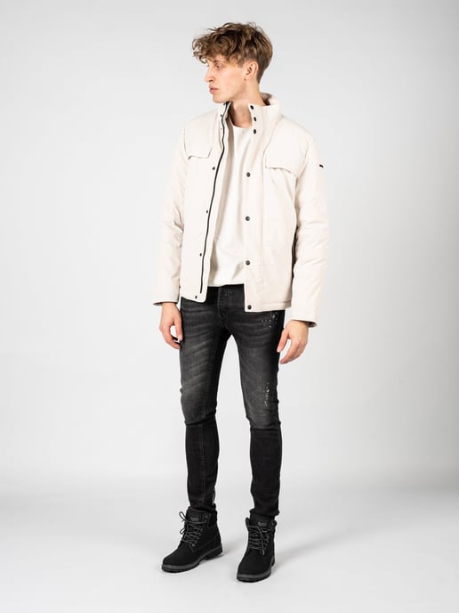 Chaqueta Geox Spherica Short Hombre Off-White - Image 2