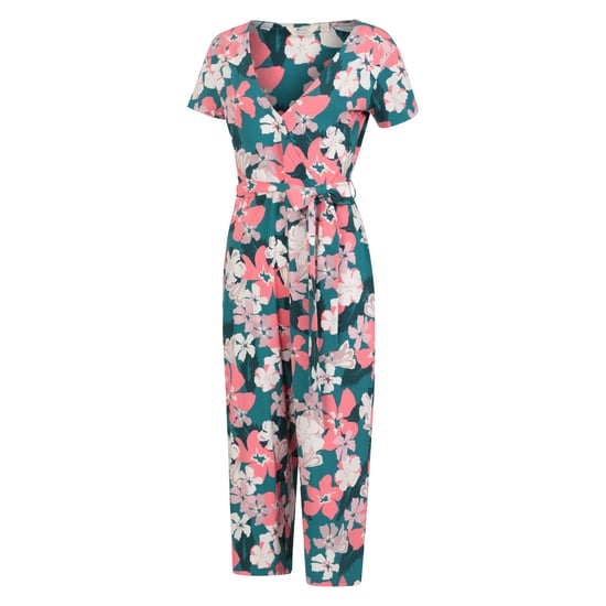 Mountain Warehouse Womens/Ladies Santorini Floral Wrap Jumpsuit (Multicoloured)