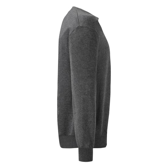 Fruit Of The Loom Mens Classic Drop Shoulder Sweatshirt (Dark Heather) - Image 3