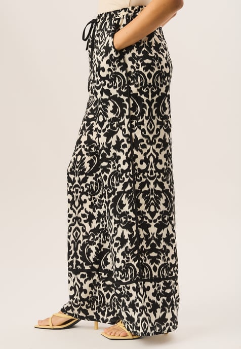 Pantalones anchos con estampado Ikat - Image 3