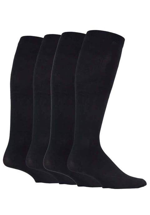 2 Pares de Calcetines Energéticos de Compresión de 80 Denier hasta la Rodilla 6-11 Reino Unido - Image 1