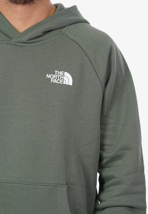 Sudadera con capucha The North Face Mens Reglan Red Box en Bleached Thyme - Image 3