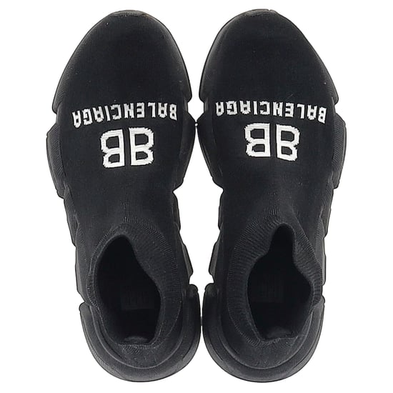 Balenciaga Speed Trainer in Black Polyester - Image 2
