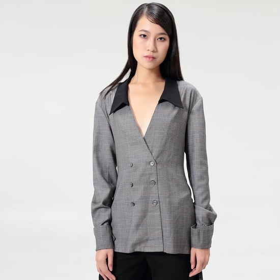 Long double breasted tailor shirt - Image 1