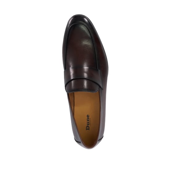 Dune Mens Sylas - Leather Penny Loafers
