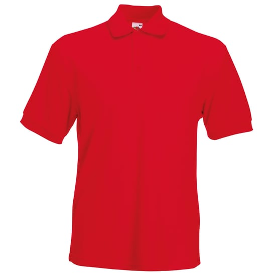 Fruit Of The Loom Mens 65/35 Heavyweight Pique Short Sleeve Polo Shirt - Image 1