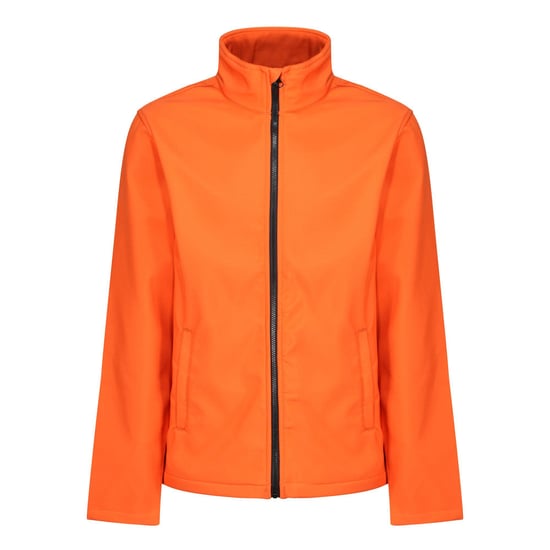 Regatta Standout Mens Ablaze Printable Soft Shell Jacket (Magma Orange/Black)