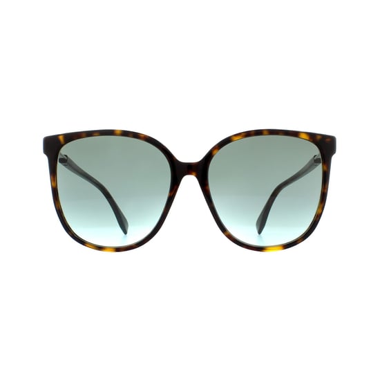 Fendi Sunglasses FF 0374/S 086 EQ Dark Havana Green Aqua