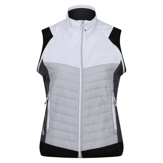 Regatta Womens/Ladies Steren Hybrid Jacket (White/Cyberspace)